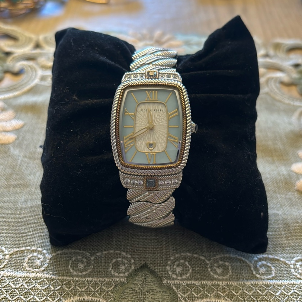 Judith Ripka Stainless Steel Quartz Watch - 28mm